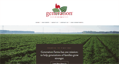 Desktop Screenshot of generationfarms.com